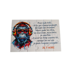 Puzzle "Mon frère"