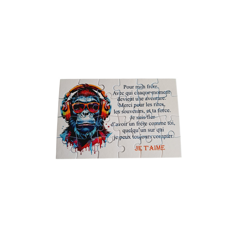 Puzzle "Mon frère"