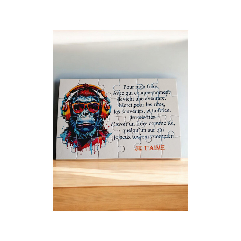 Puzzle "Mon frère"