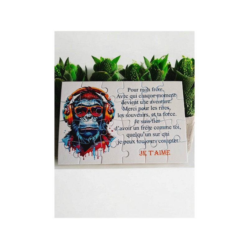 Puzzle "Mon frère"