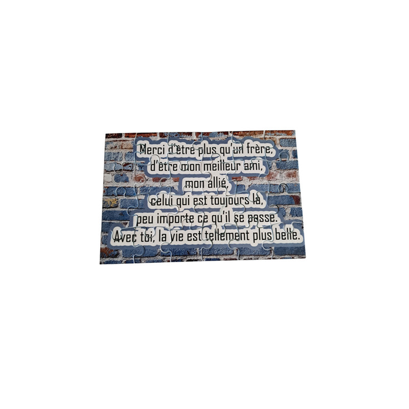 Puzzle "Mon frère"