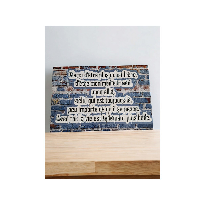 Puzzle "Mon frère"