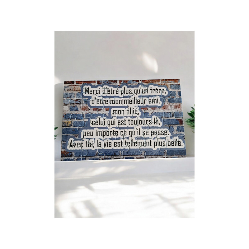 Puzzle "Mon frère"