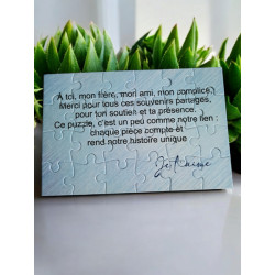 Puzzle "Mon frère"