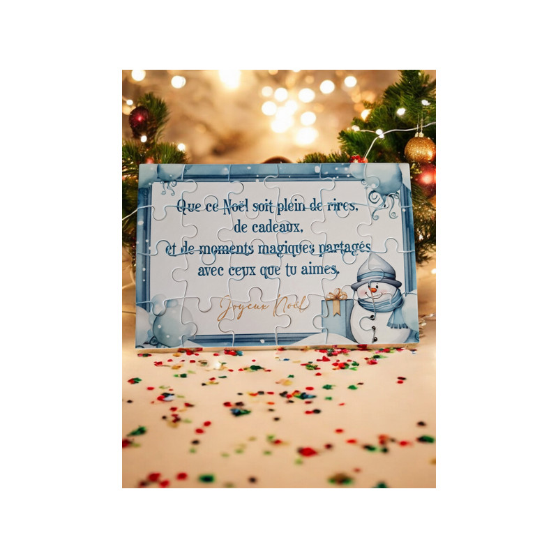 Puzzle "Joyeux Noël"