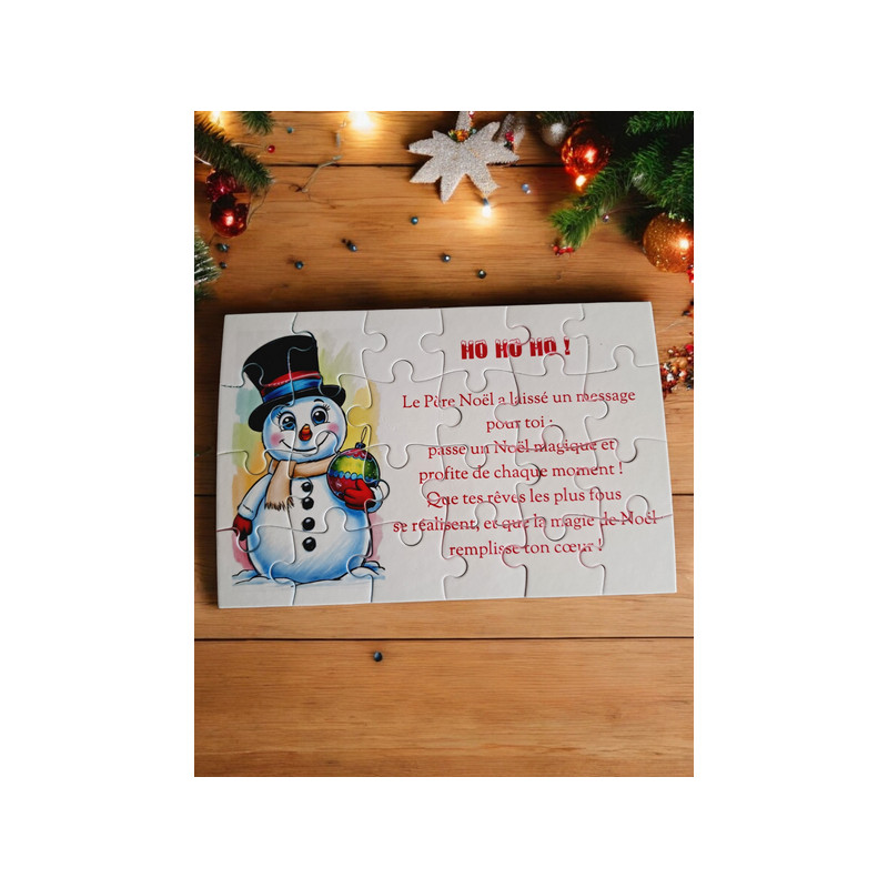 Puzzle "Joyeux Noël"