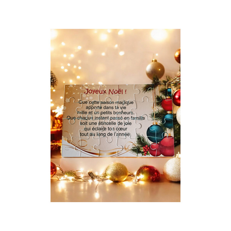 Puzzle "Joyeux Noël"