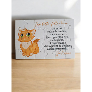 Puzzle " A ma belle-fille chérie"