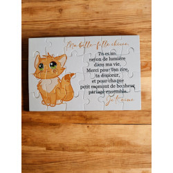 Puzzle " A ma belle-fille chérie"