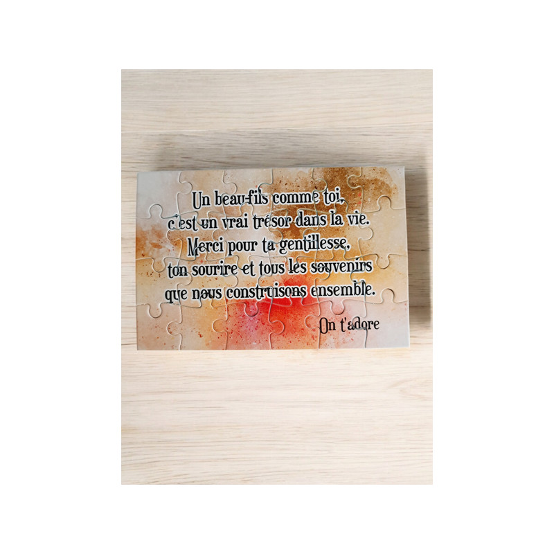 Puzzle " Un beau-fils"