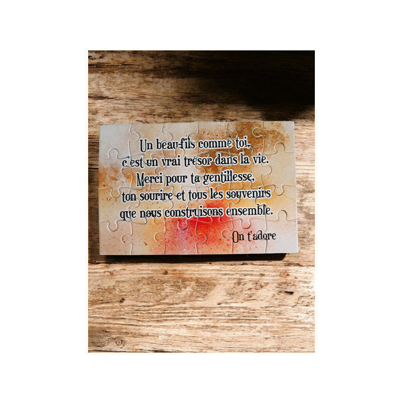 Puzzle " Un beau-fils"