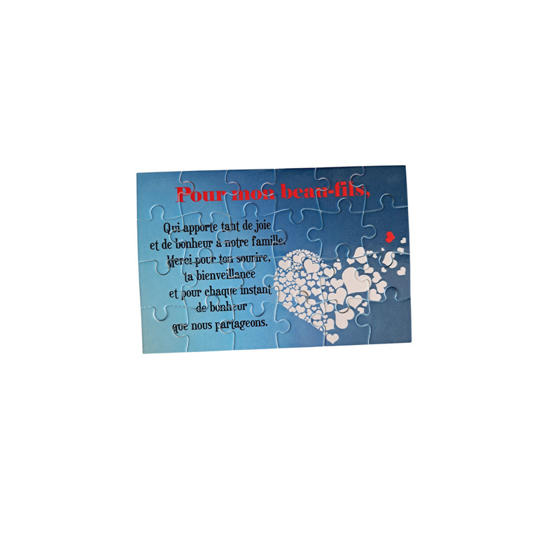 Puzzle " Pour mon beau-fils"