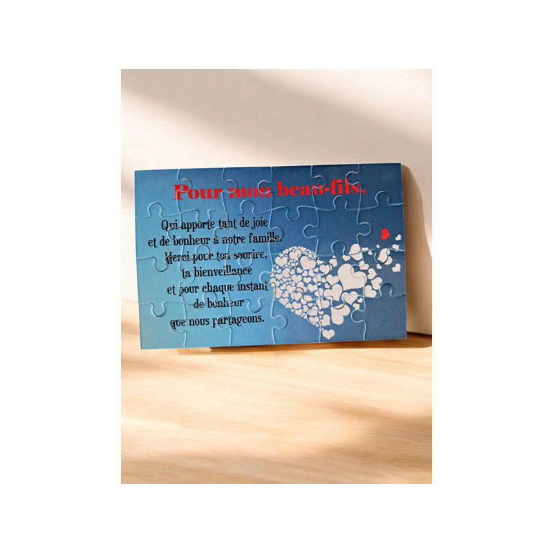 Puzzle " Pour mon beau-fils"