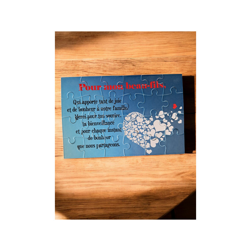 Puzzle " Pour mon beau-fils"