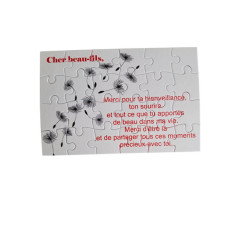 Puzzle " Cher beau-fils"