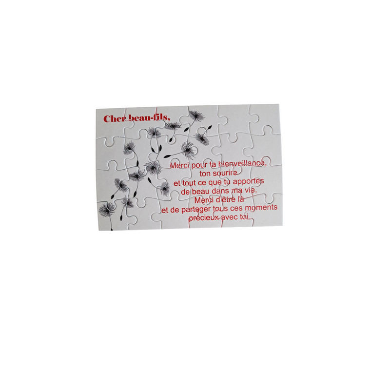 Puzzle " Cher beau-fils"