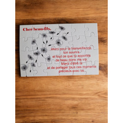 Puzzle " Cher beau-fils"