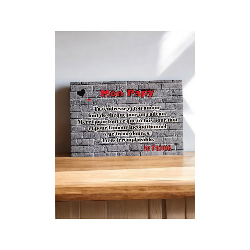 Puzzle " Mon papy "