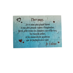 Puzzle " Cher Papy "