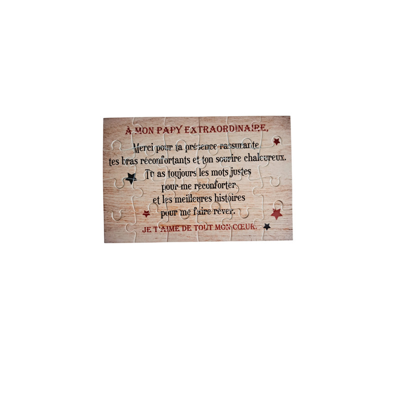 Puzzle "A mon Papy extraordinaire "