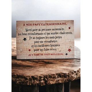 Puzzle "A mon Papy extraordinaire "