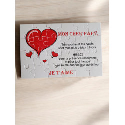 Puzzle " Mon cher Papy "
