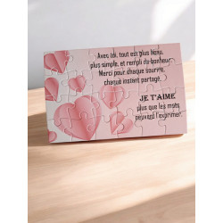 Puzzle "Je t'aime"