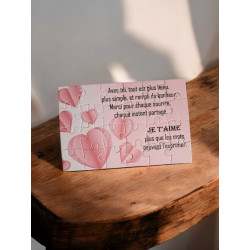 Puzzle "Je t'aime"