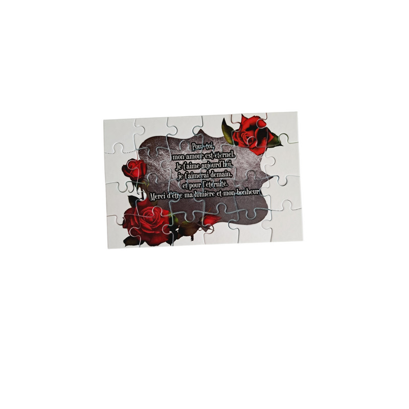 Puzzle "Je t'aime"