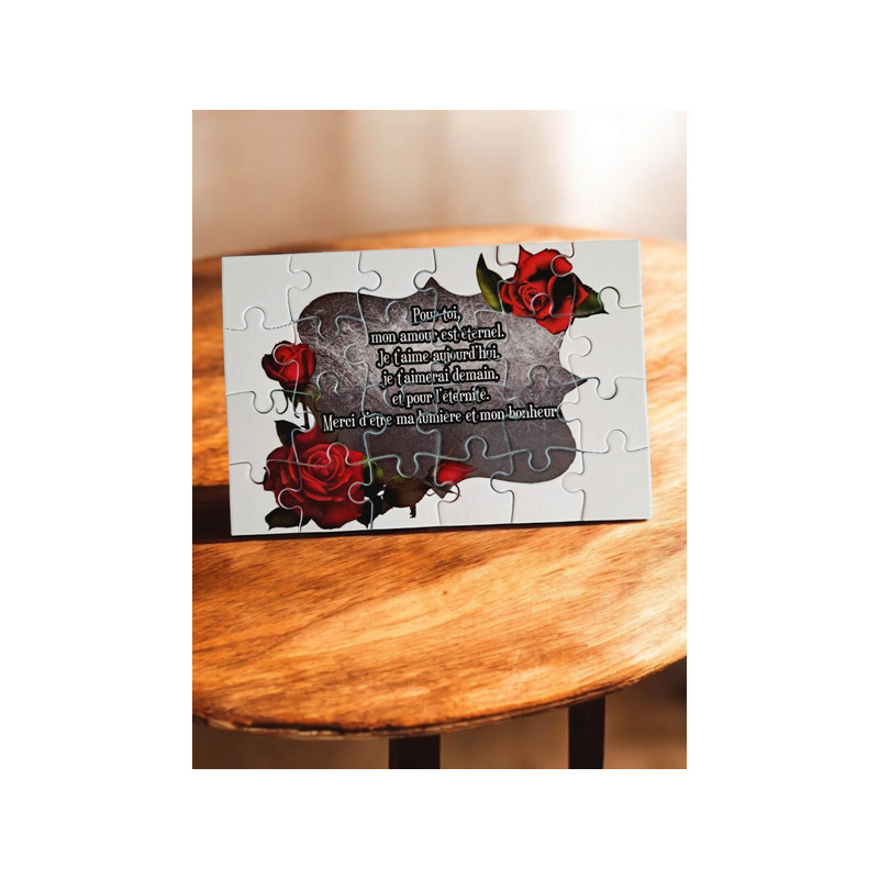 Puzzle "Je t'aime"