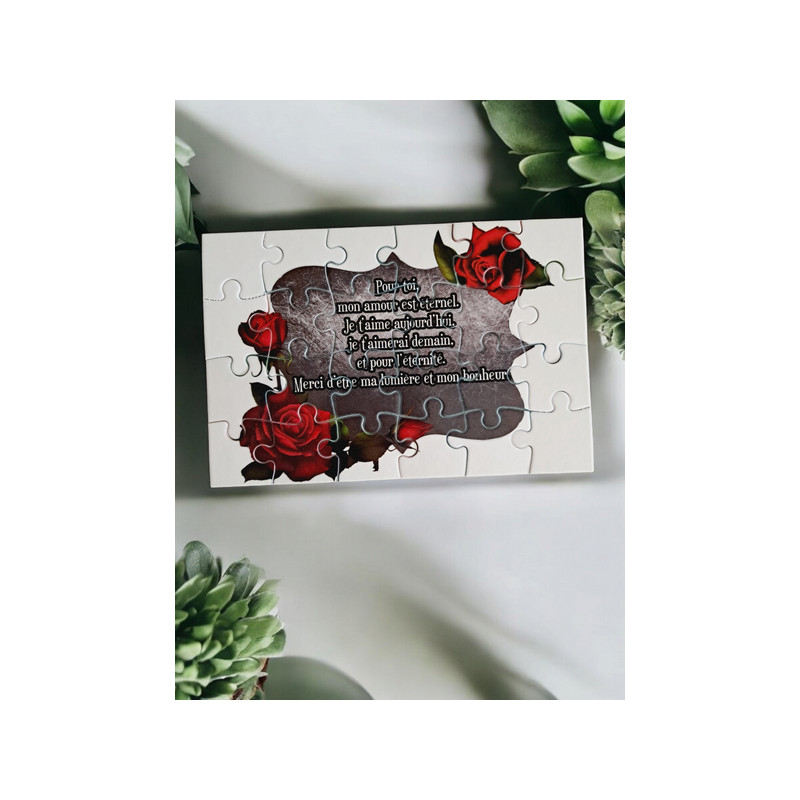 Puzzle "Je t'aime"