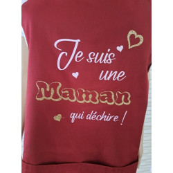 "Je suis une maman qui déchire !" - Tablier Adulte