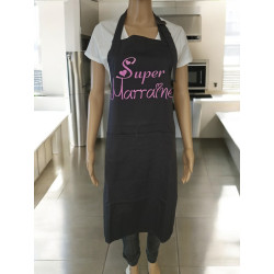 "Super marraine" - Tablier Adulte