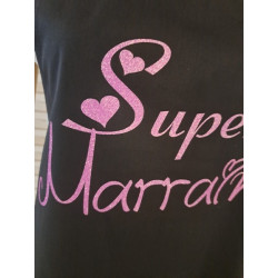 "Super marraine" - Tablier Adulte