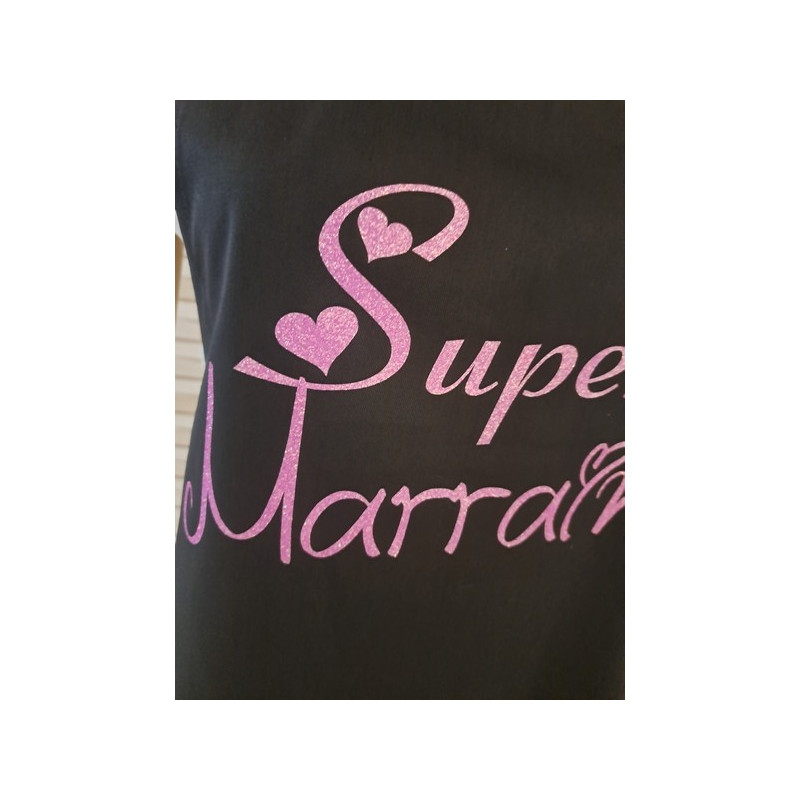 "Super marraine" - Tablier Adulte