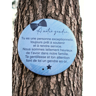 Gendre - Aimant 7,5 cm