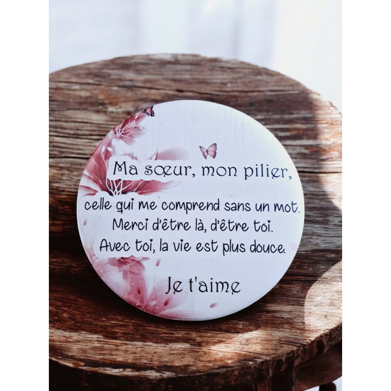 Sur - Aimant 7,5 cm