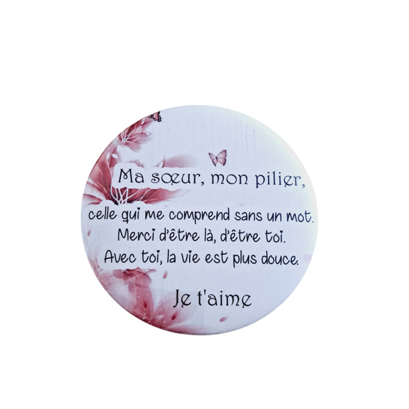 Sur - Aimant 7,5 cm