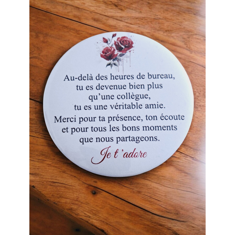 Collègue - Aimant 7,5 cm