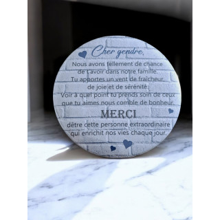 Gendre - Aimant 7,5 cm