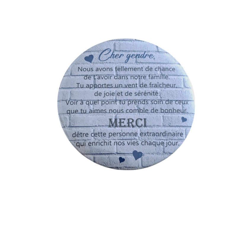Gendre - Aimant 7,5 cm