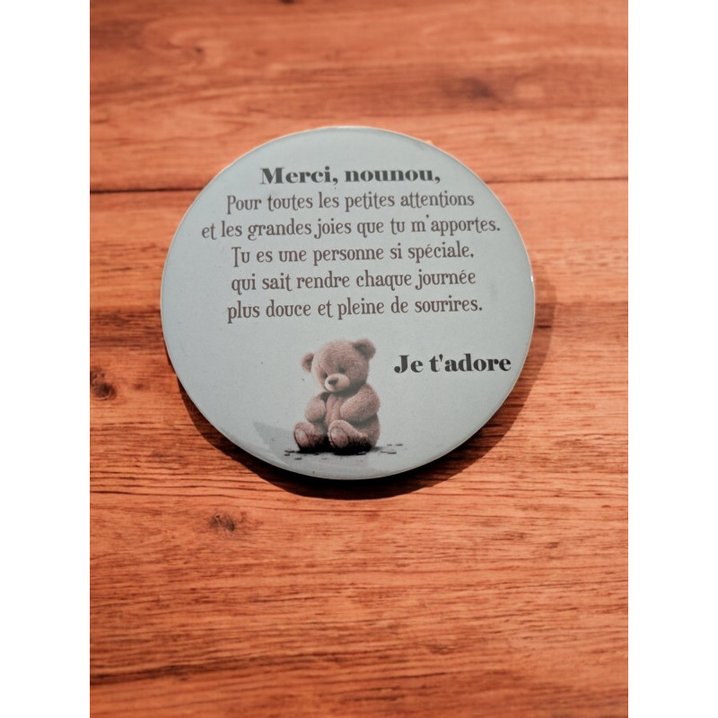 Nounou -  Aimant 7,5 cm