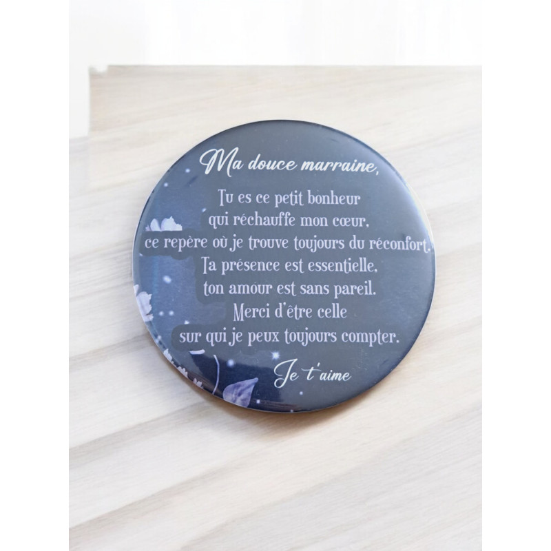 Marraine - Aimant 7,5 cm