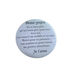 Beau-père - Aimant 7,5 cm