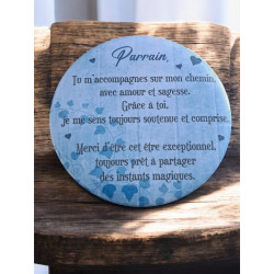 Parrain - Aimant 7,5 cm