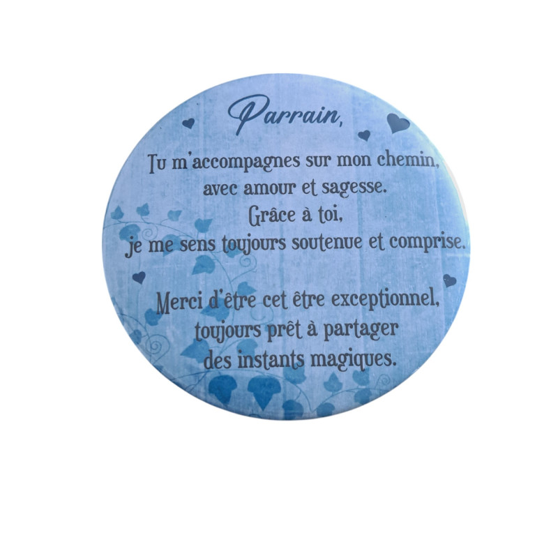 Parrain - Aimant 7,5 cm