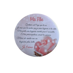 Fille - Aimant 7,5 cm