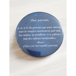 Parrain - Aimant 7,5 cm