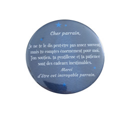 Parrain - Aimant 7,5 cm