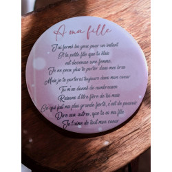 Fille - Aimant 7,5 cm